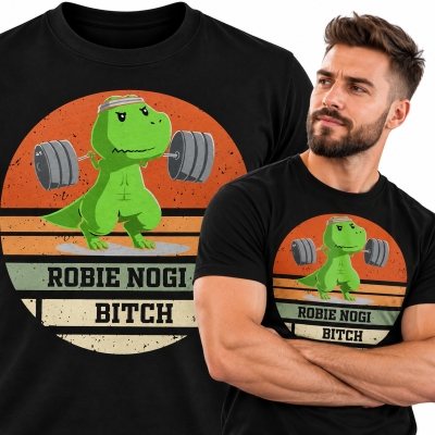 KOSZULKA NA SIŁOWNIĘ   ROBIE NOGI